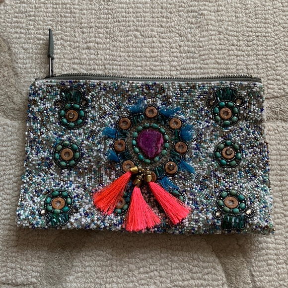 Anthropologie Beaded Clutch - Picture 1 of 2